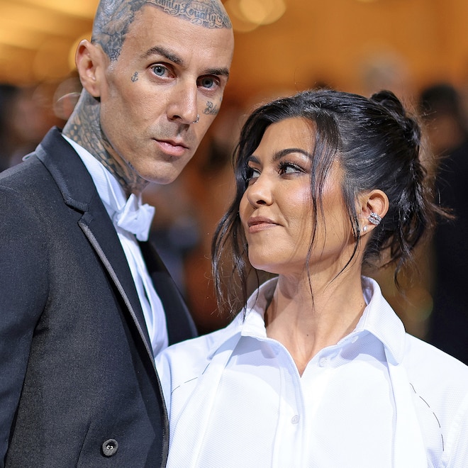 Travis Barker and Kourtney Kardashian